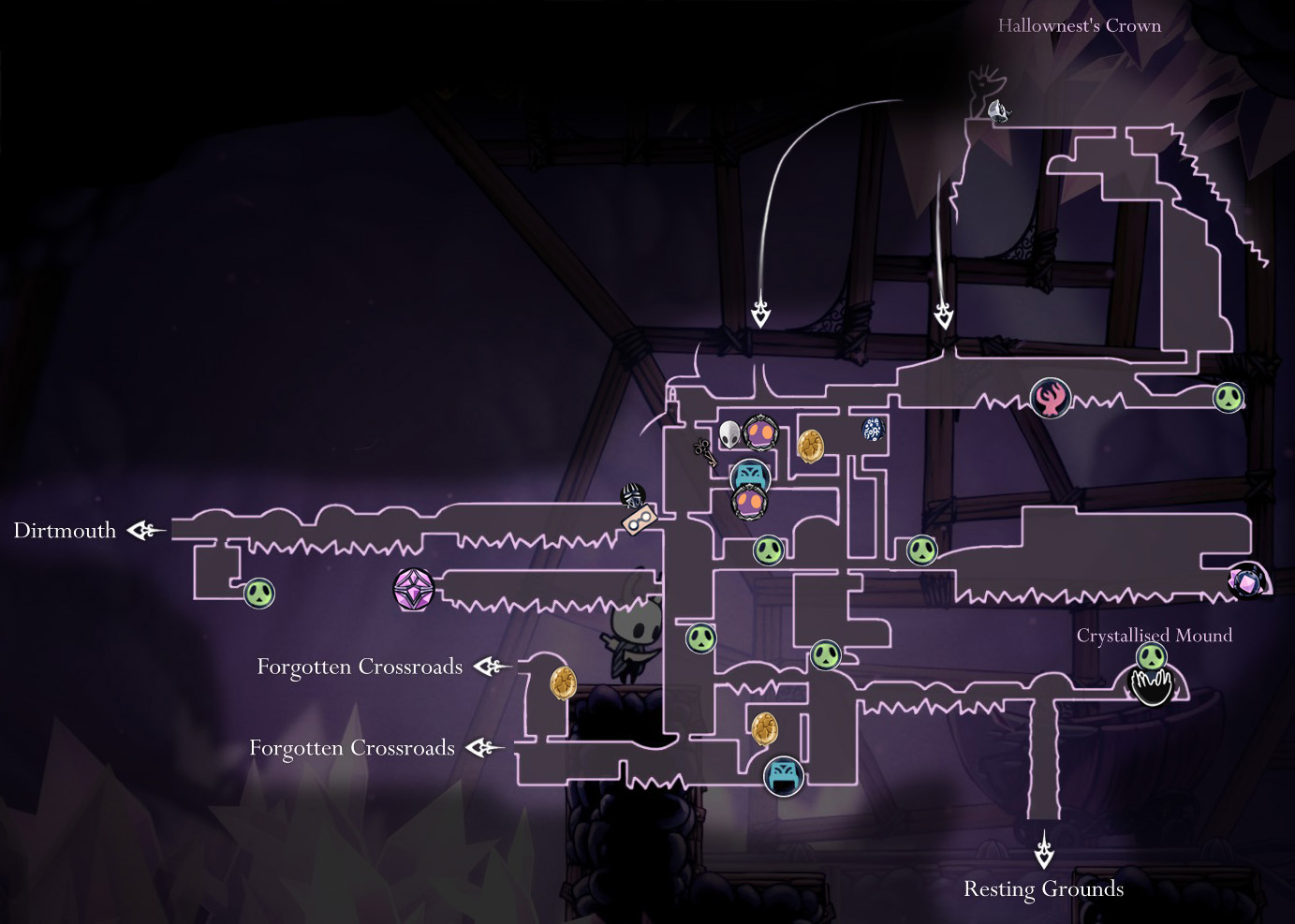 hollow knight complete map