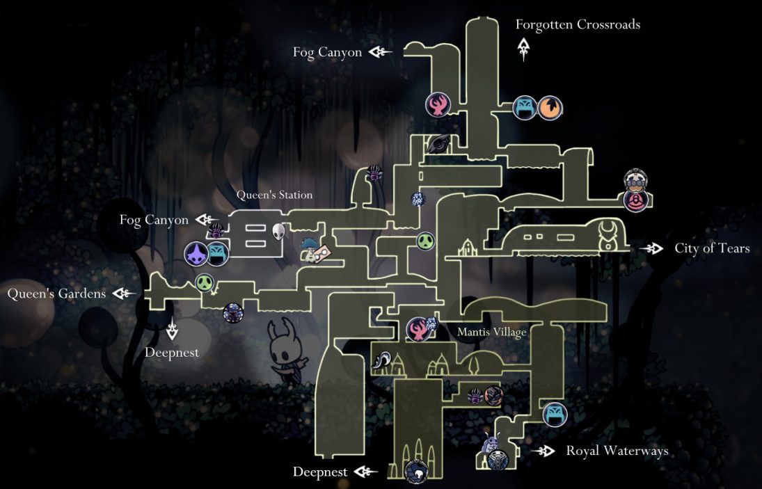 hollow knight map location