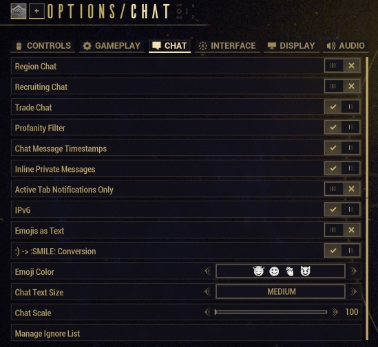 Warframe how to highlight items in chat