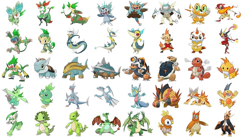 Pokemon Starters With Names